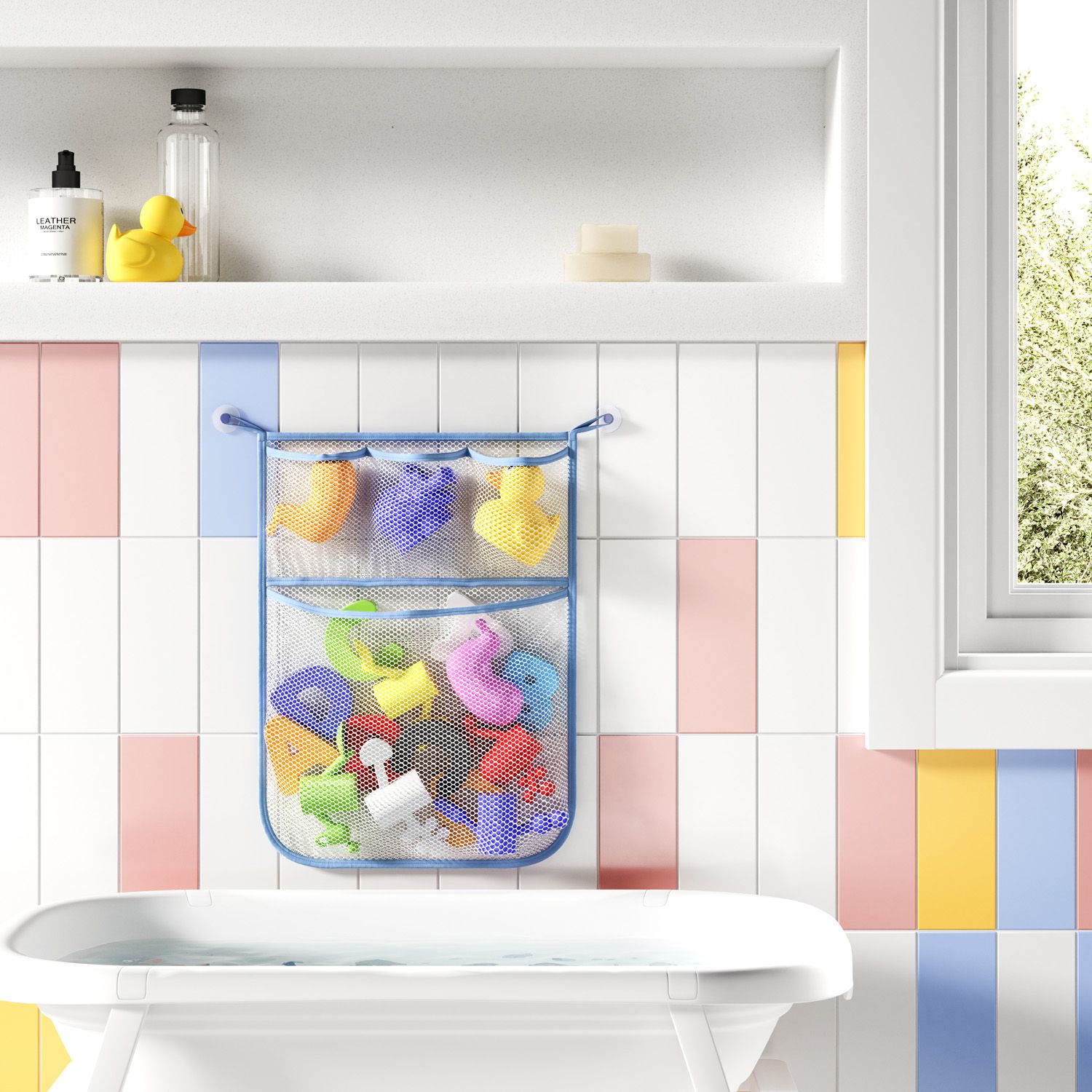 Organizador de Banho Branco