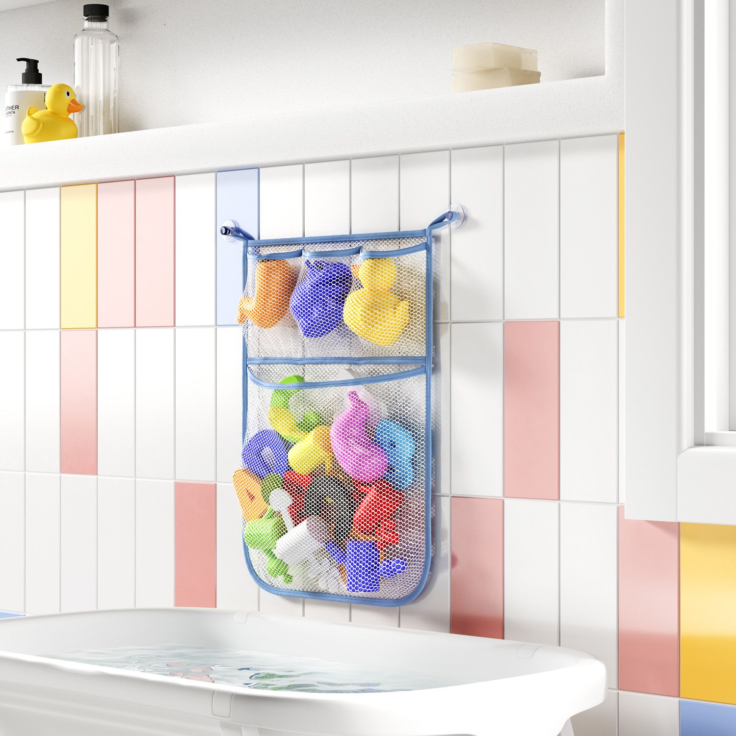 Organizador de Banho Branco