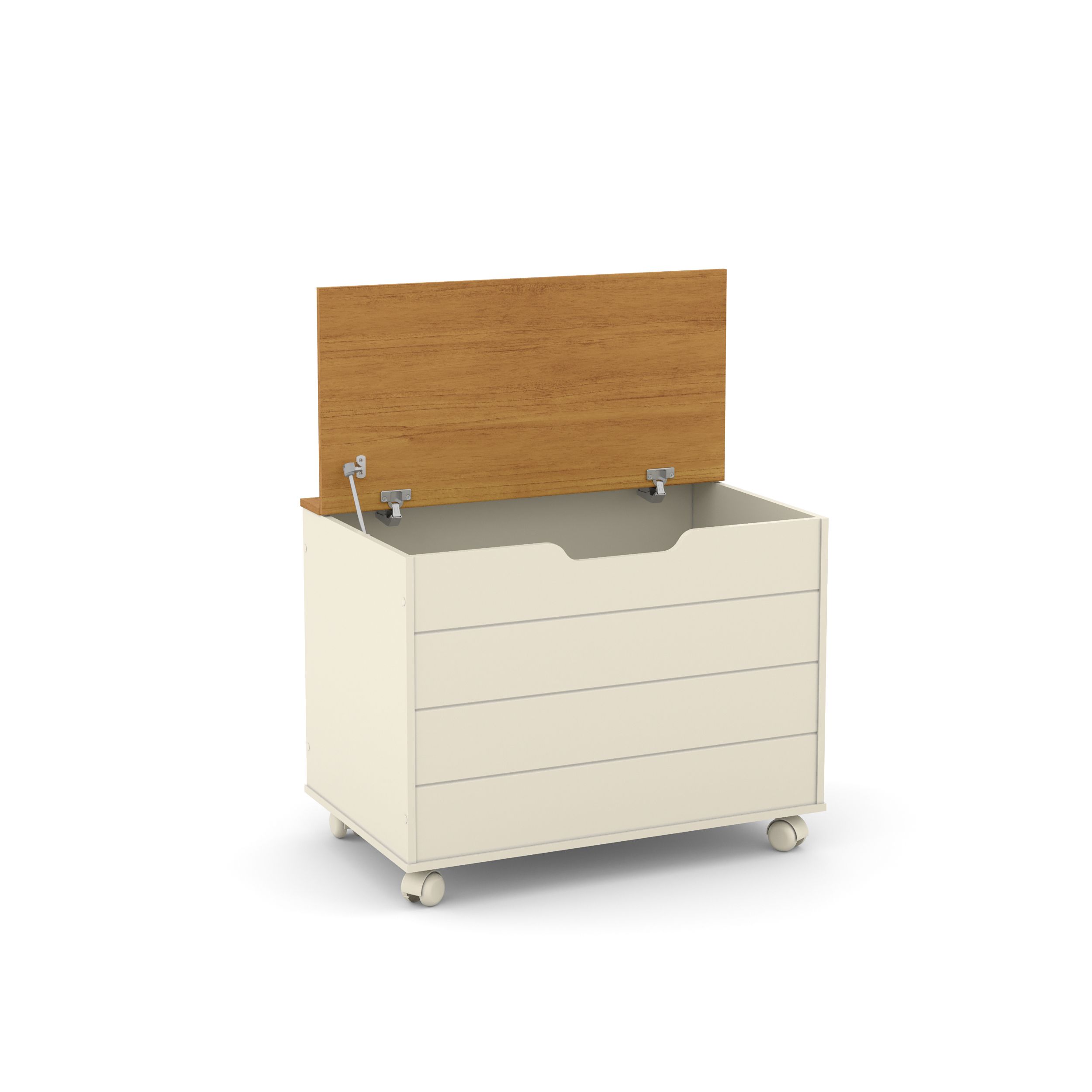 Baú Infantil Toy Branco Soft