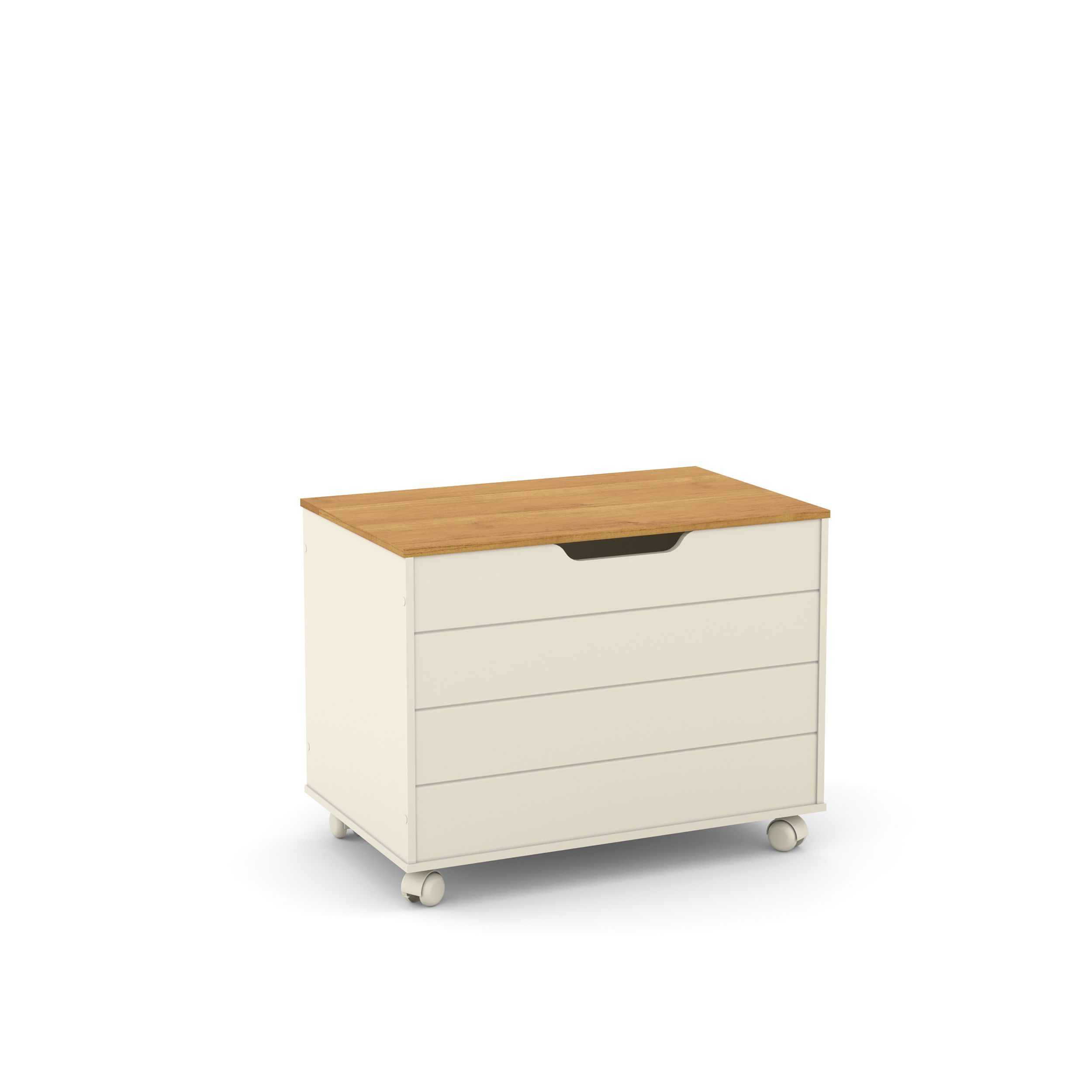 Baú Infantil Toy Branco Soft