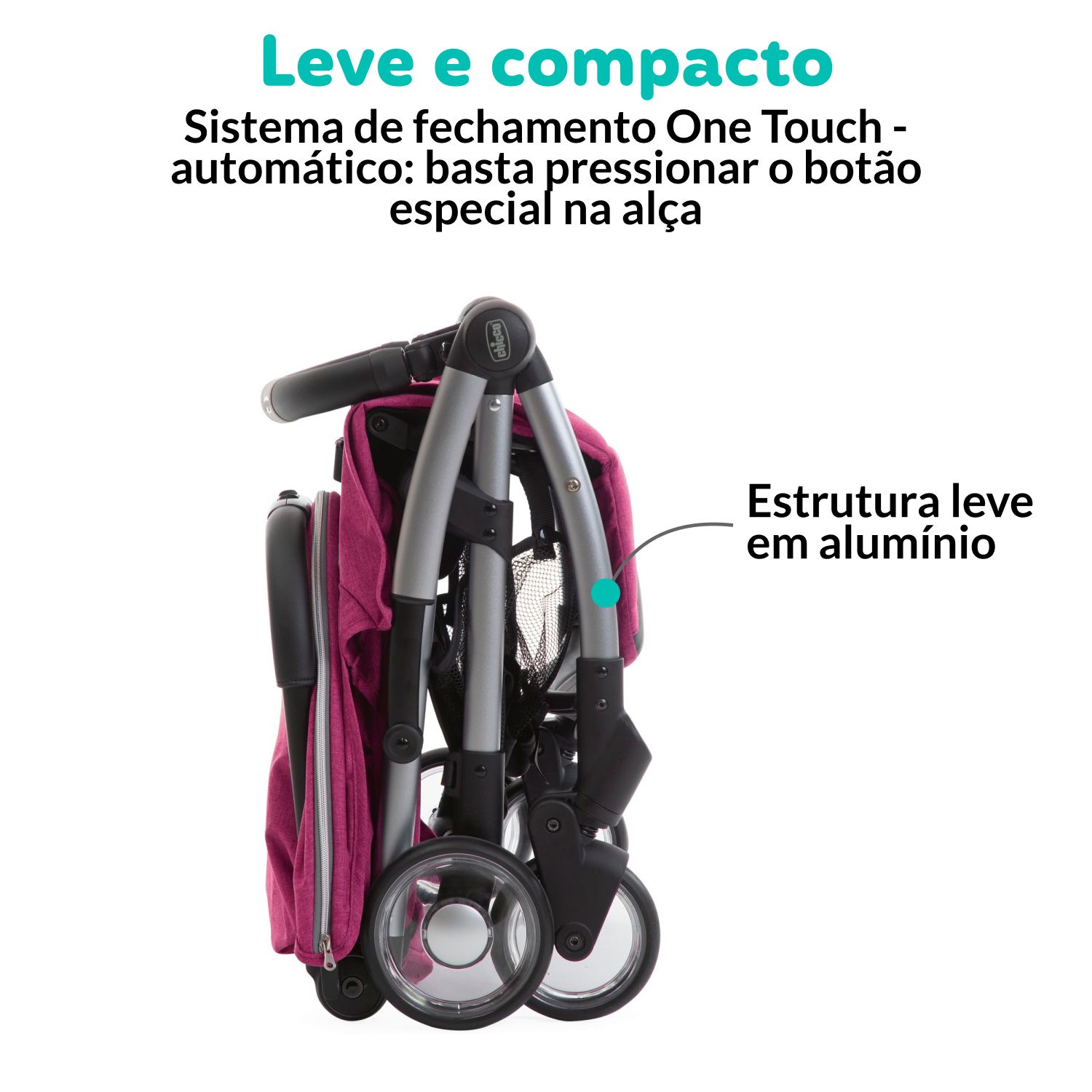 Carrinho de Bebê Goody Plus Pink