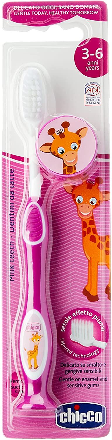 Escova de Dentes Infantil Girafa Ros