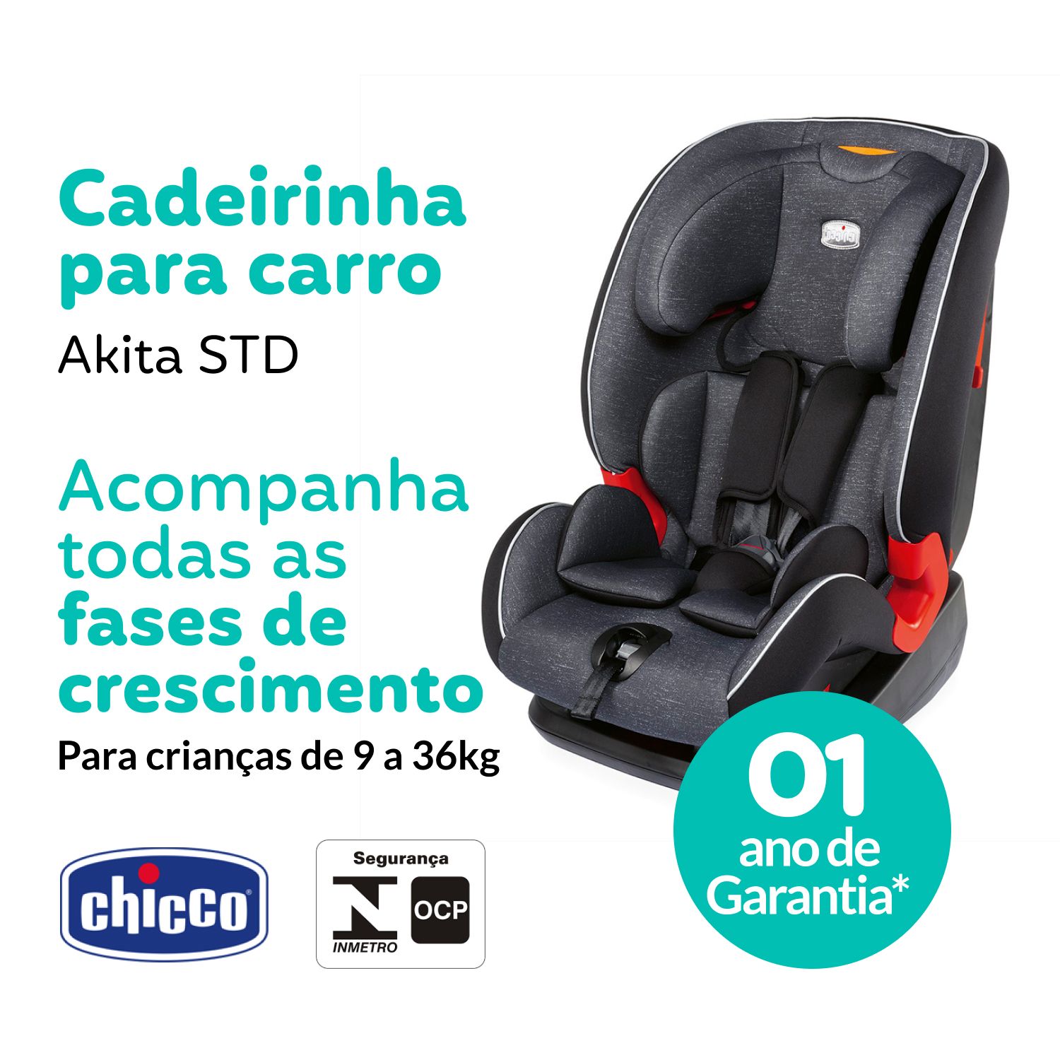 Cadeirinha de Carro Akita STD Intrigue
