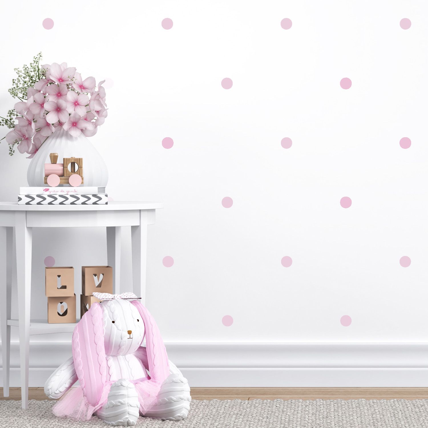 Papel de Parede Poá Azul 3m