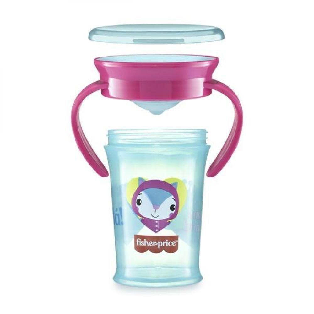 Copo de Treinamento 360° First Moments Rosa Candy