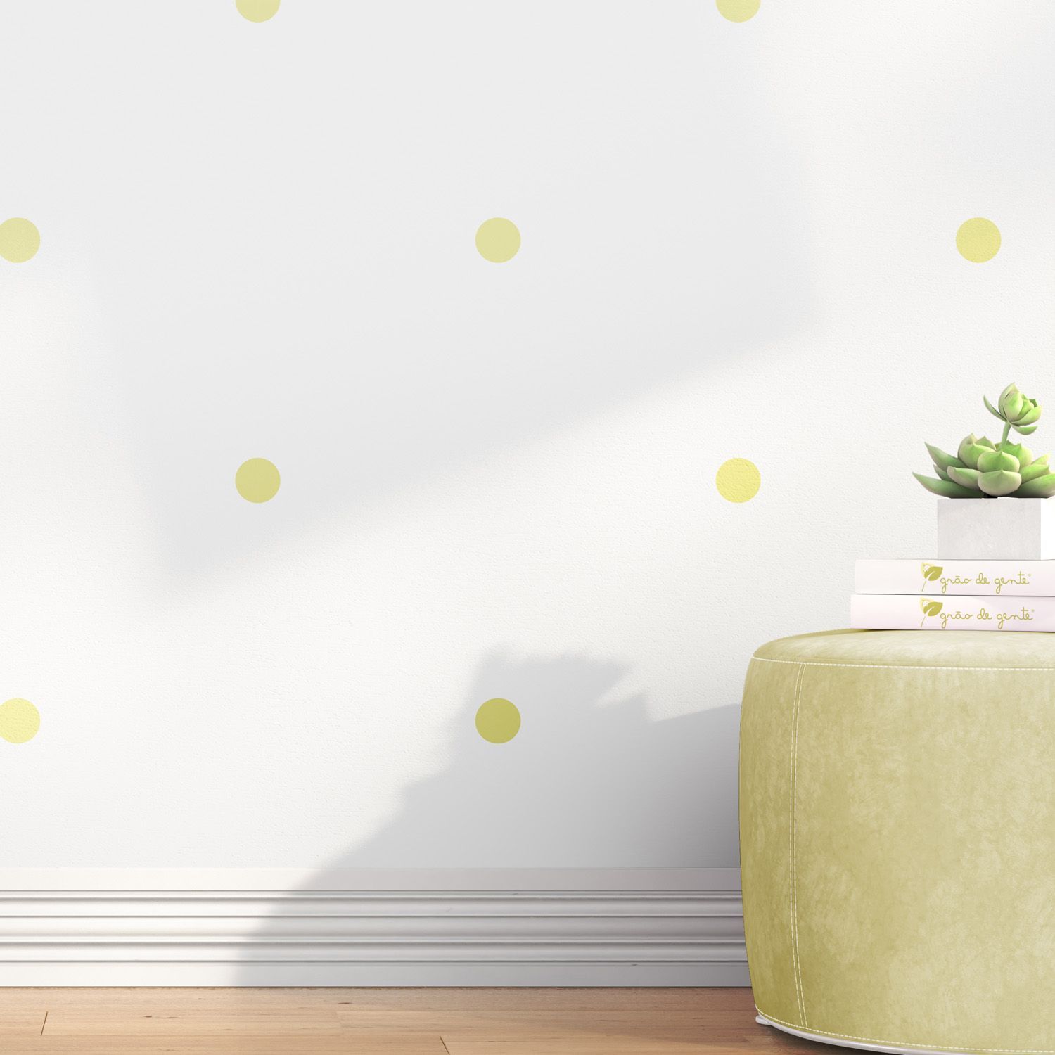 Papel de Parede Poá Azul 3m