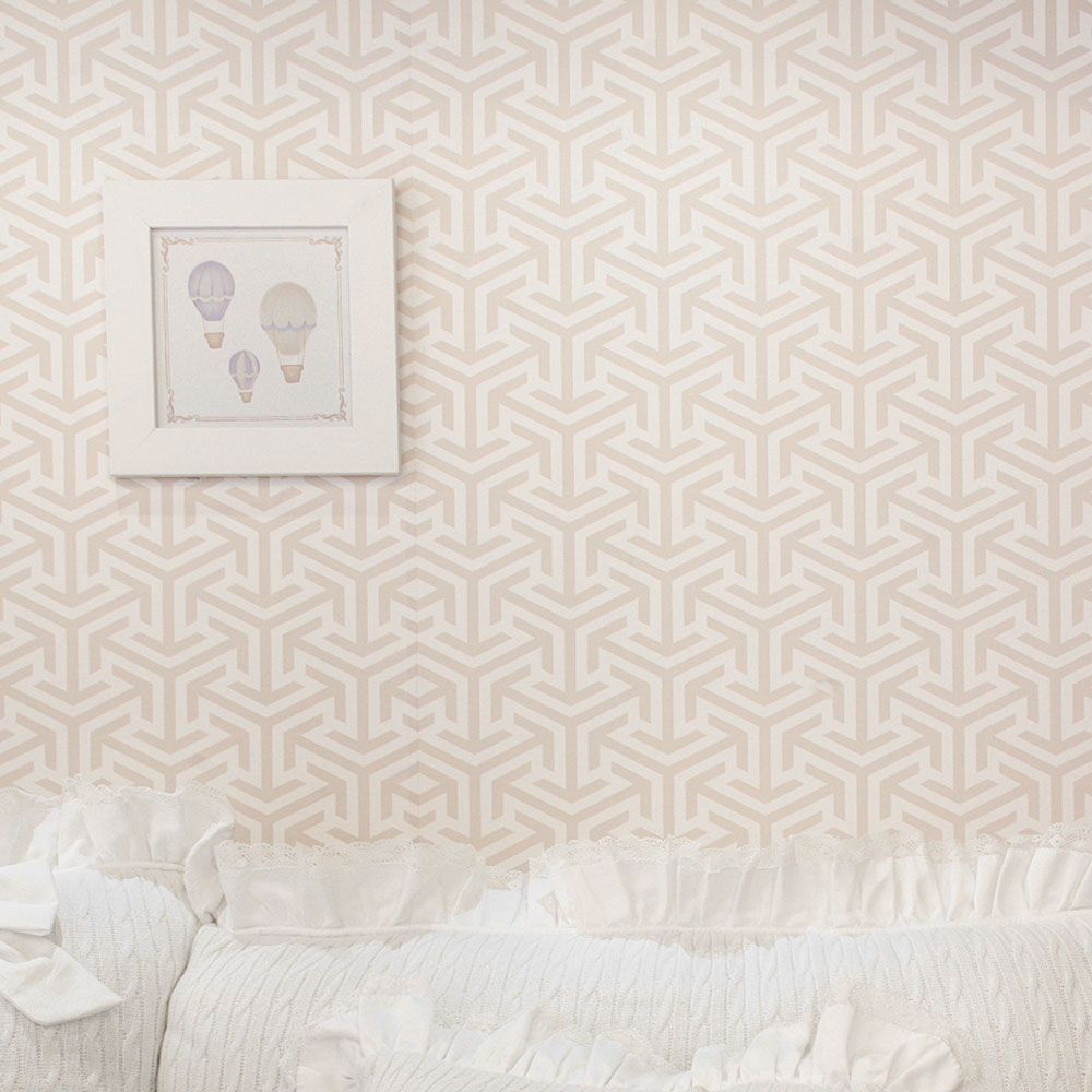 Papel de Parede Geométrico Boomerang 3m