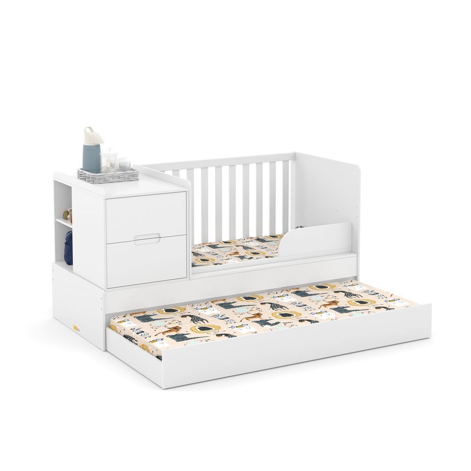 Berço com Trocador Branco Soft Formare
