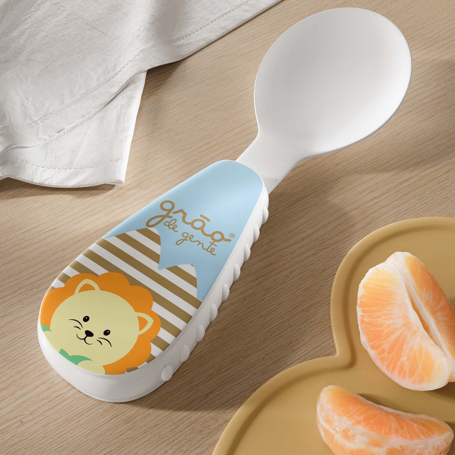 Kit Refeição com Copo e Talheres Amiguinhos Safári