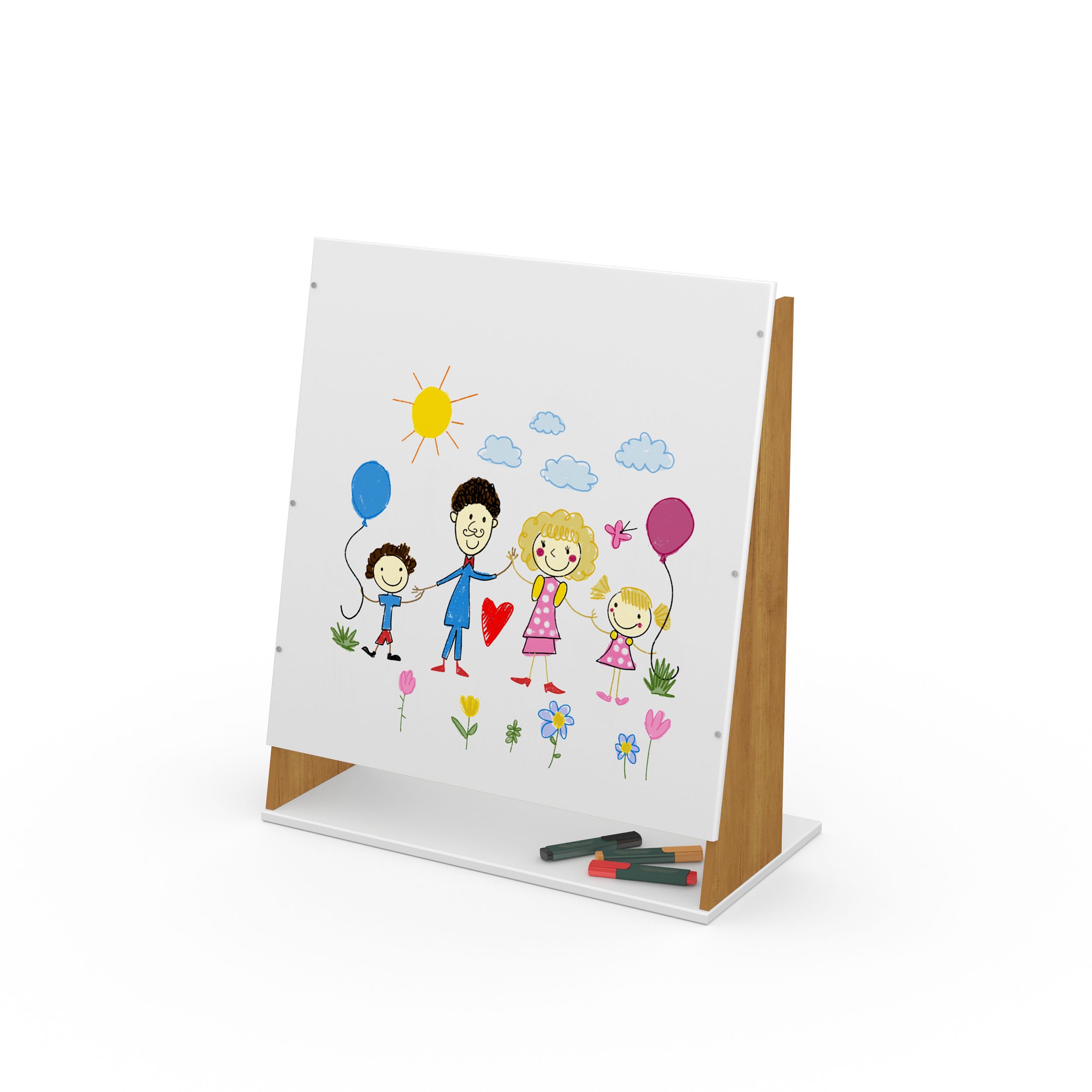 Berço com Trocador Branco Soft/Freijó BKIDS Eco Wood