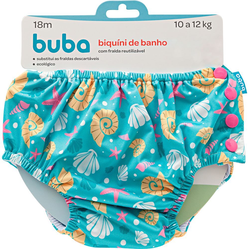 Biquini de Banho com Fralda Reutilizável