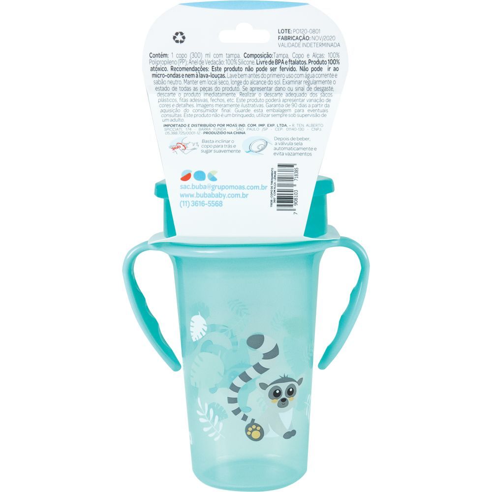 Copo de Treinamento 360° com Alça Lêmure