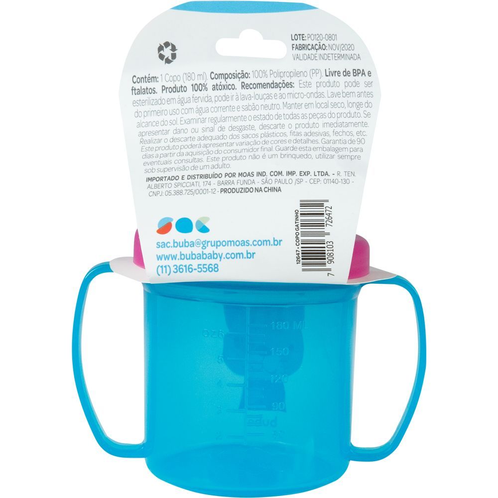 Copo de Treinamento Gatinho