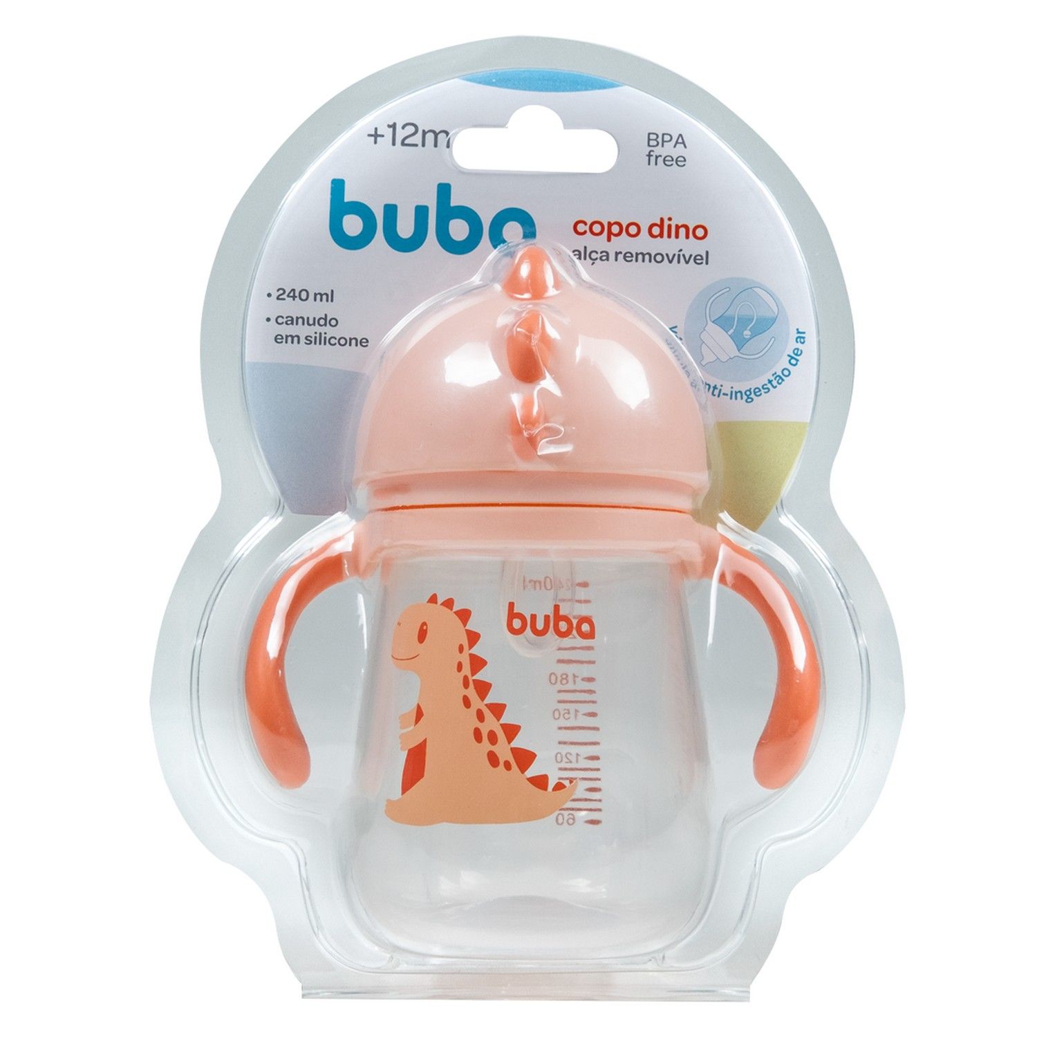 Copo Dino com Alça Azul - imagem 5