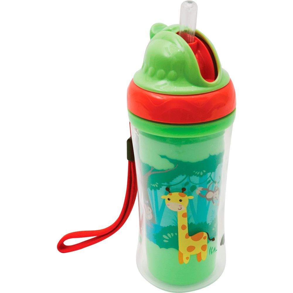 Copo Infantil Parede Dupla Animal Fun