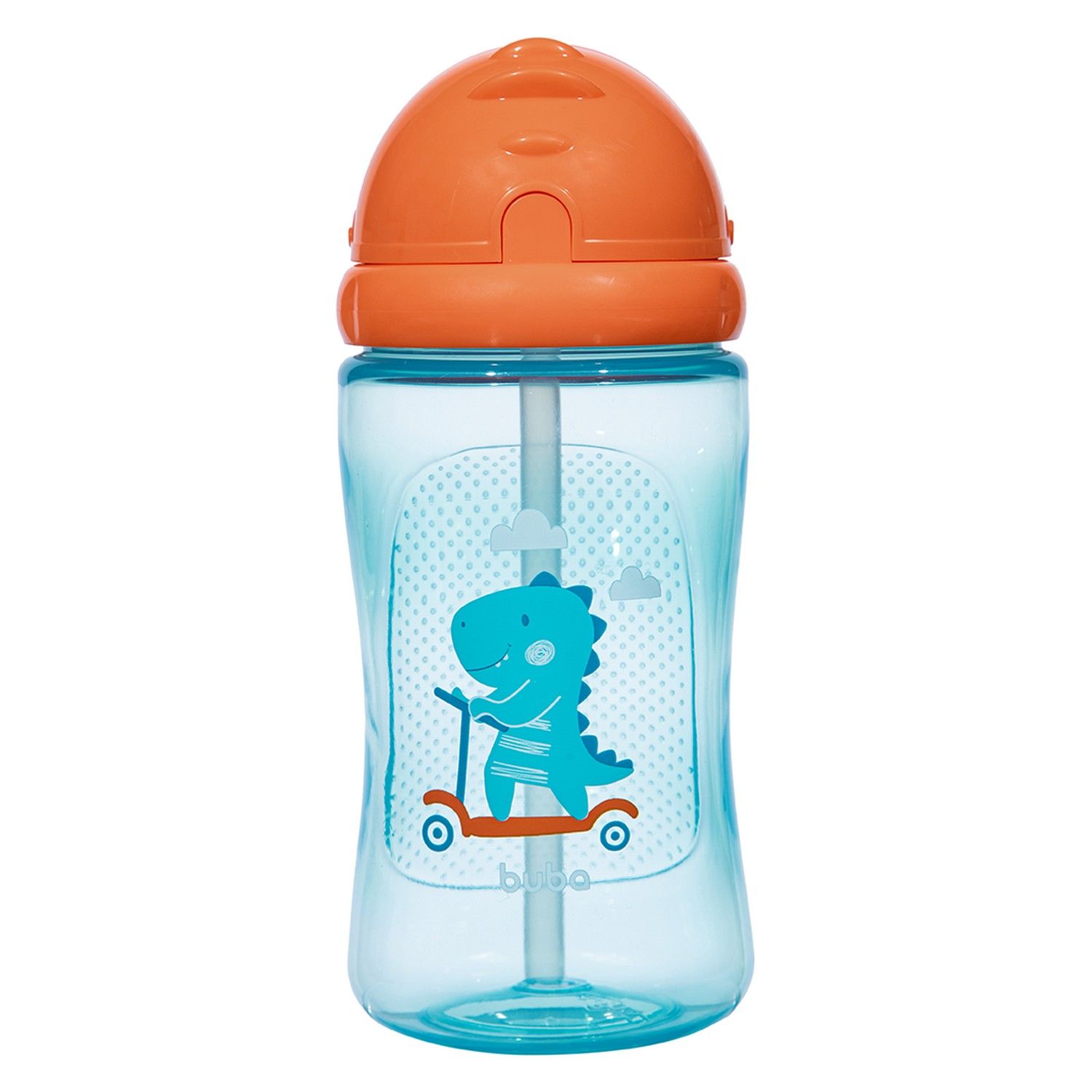 Garrafinha Dino Patinete Azul