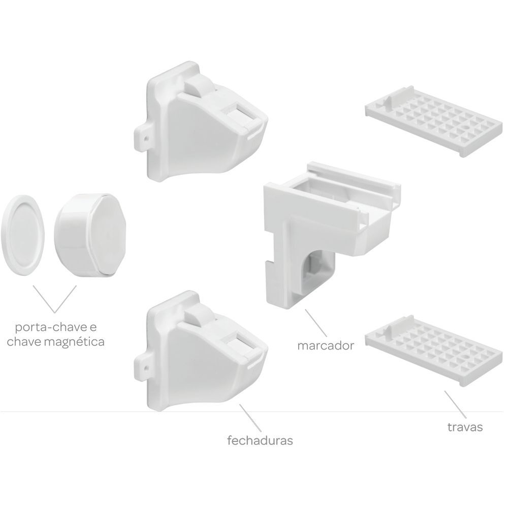 Kit Travas Magnéticas 2 Peças