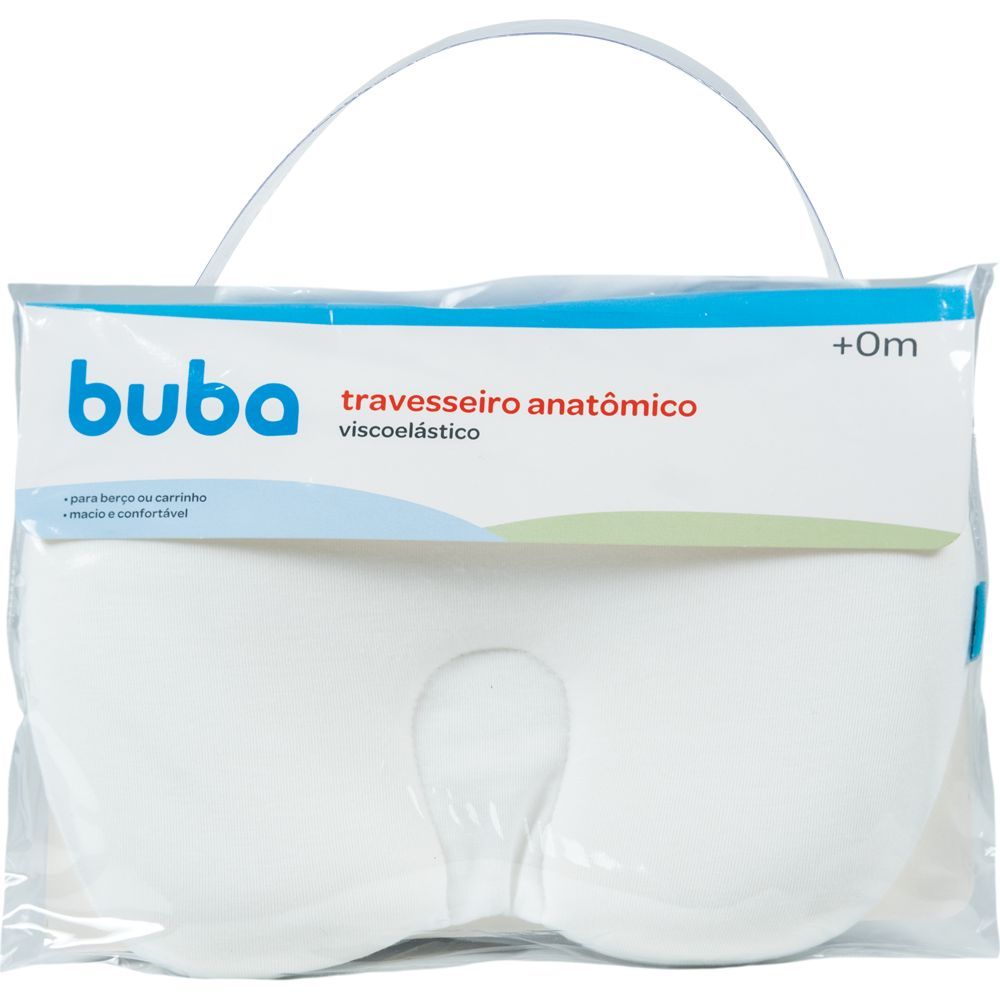 Travesseiro Anatômico Visco Elástico Branco