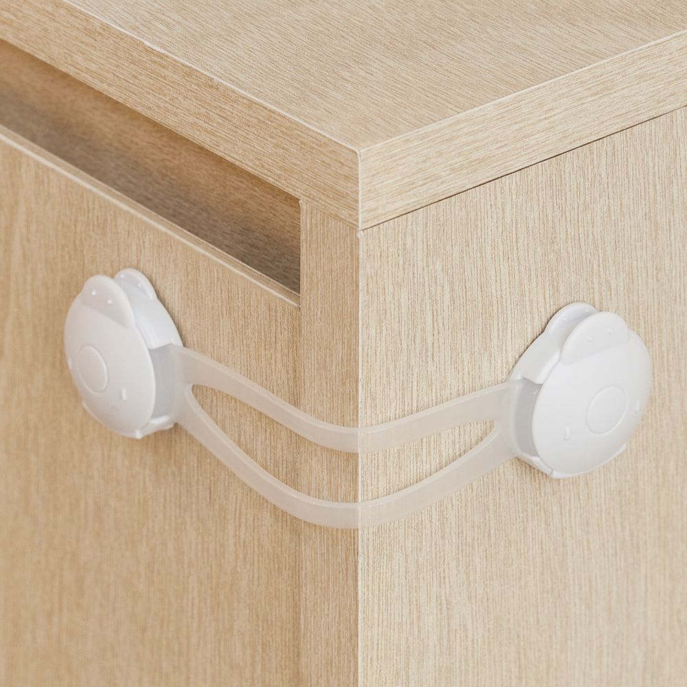 Trava de Segurança para Gavetas e Portas 16cm