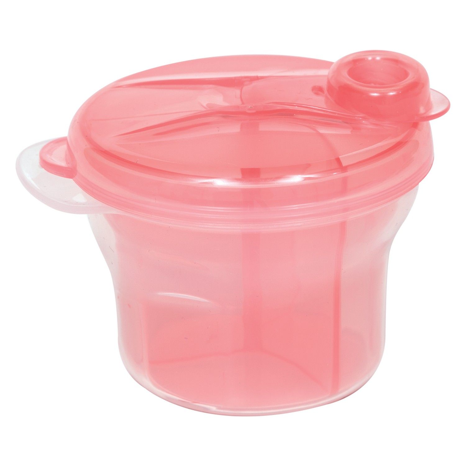 Pote para Leite em Pó com Divisória Azul