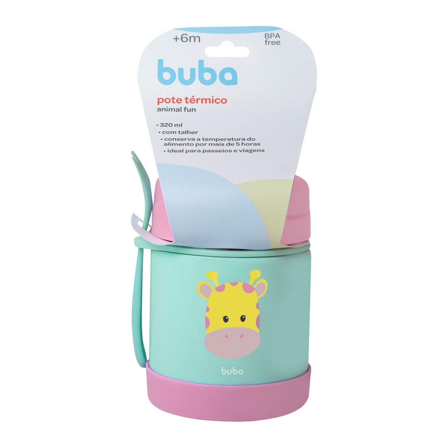 Pote Térmico Animal Fun Girafa
