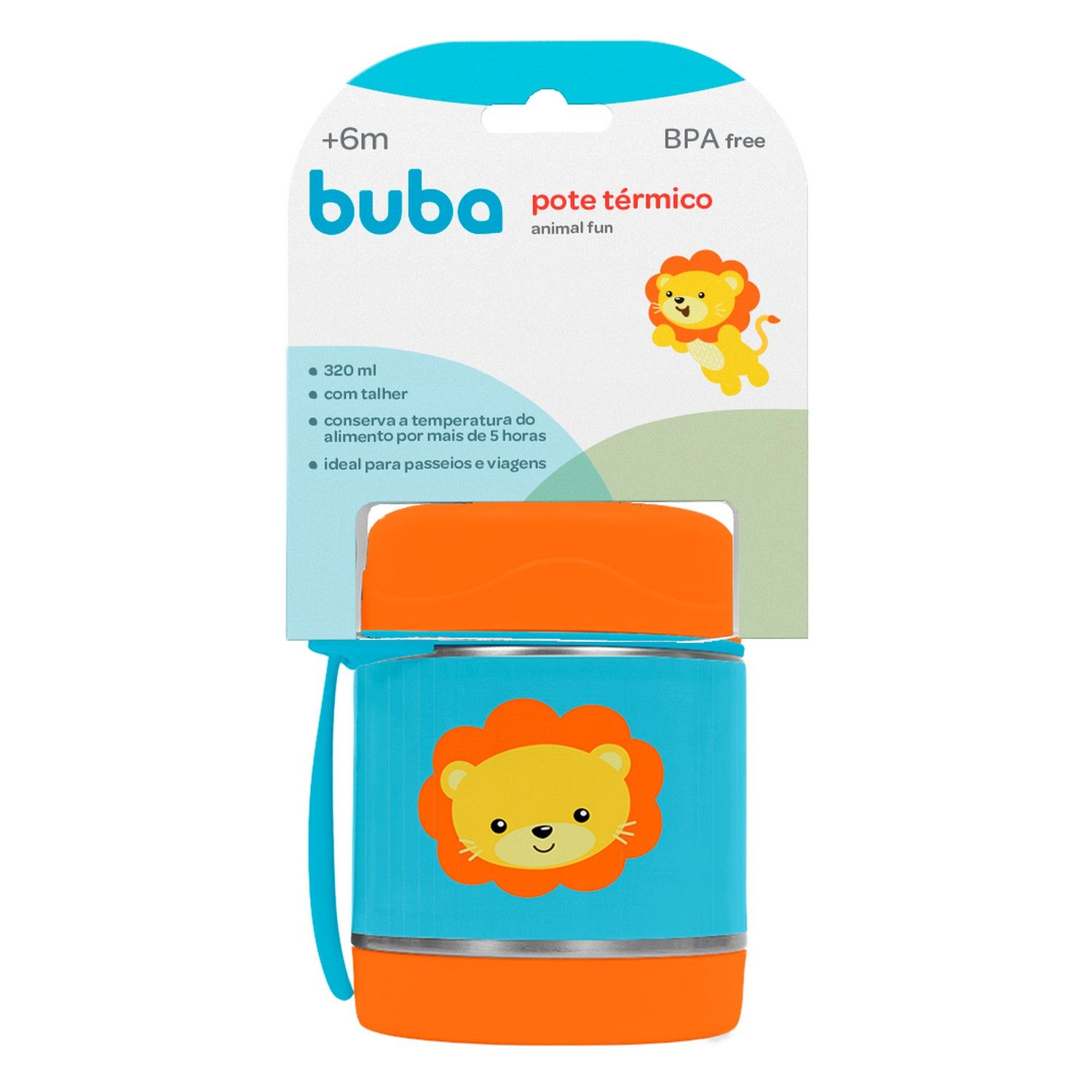 Pote Térmico Animal Fun Leão