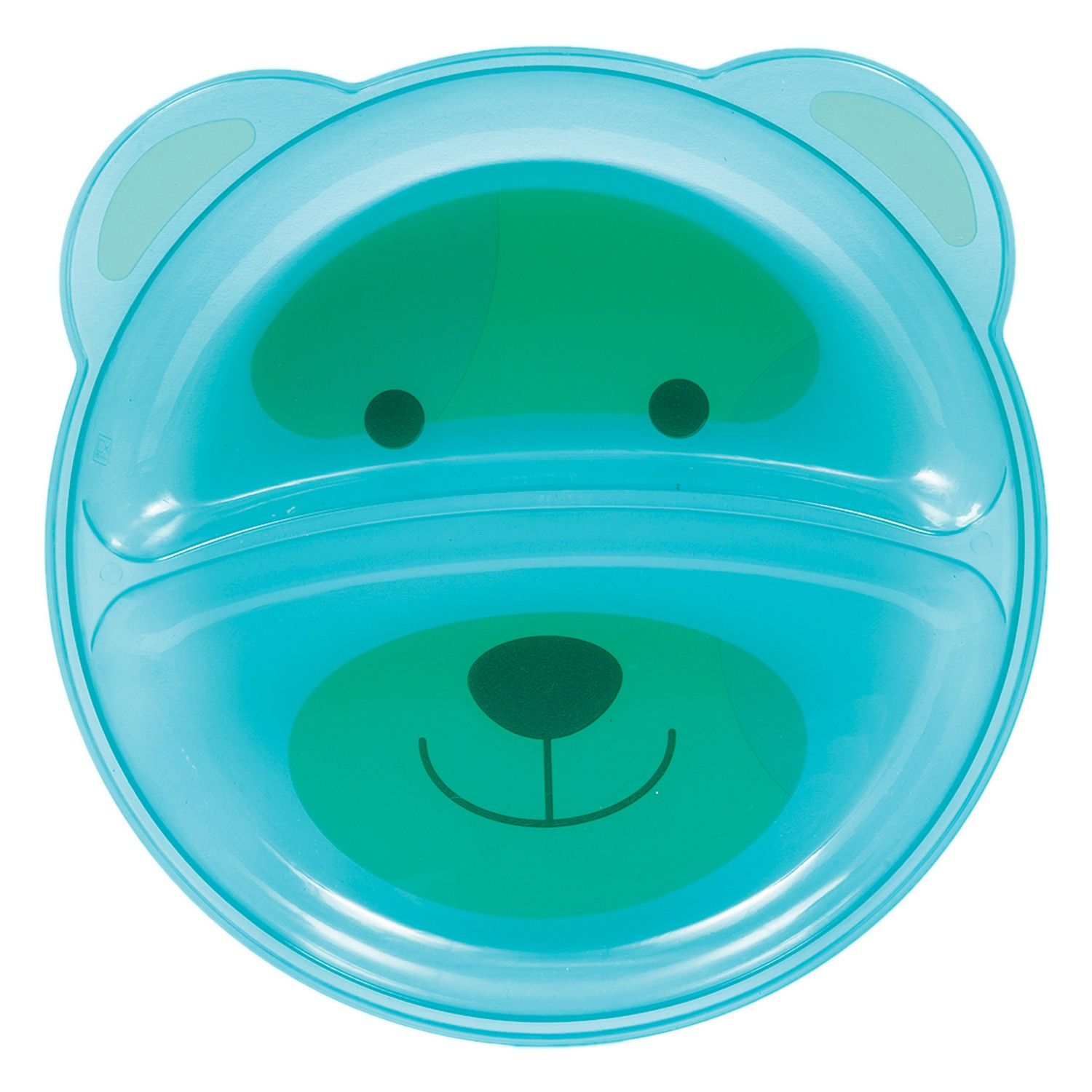 Pratinho com Divisórias Ursinho Rosa