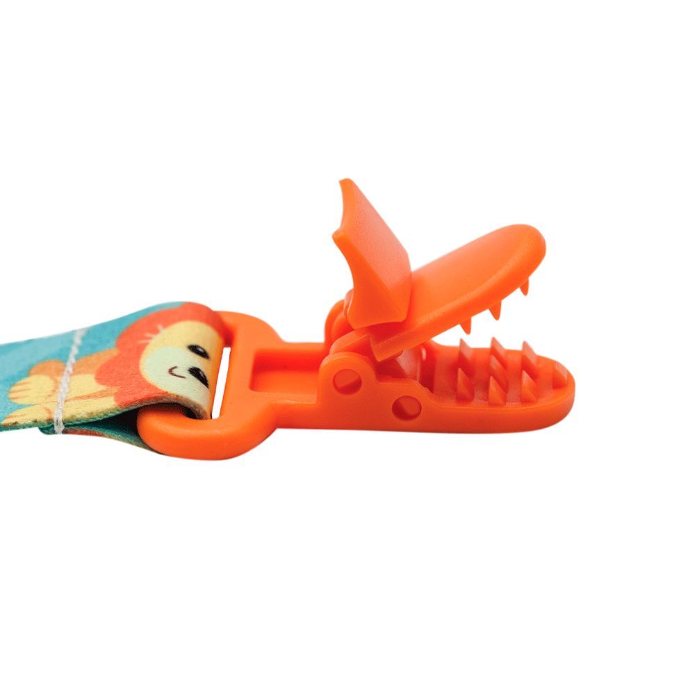 Prendedor de Chupeta Animal Fun Leão
