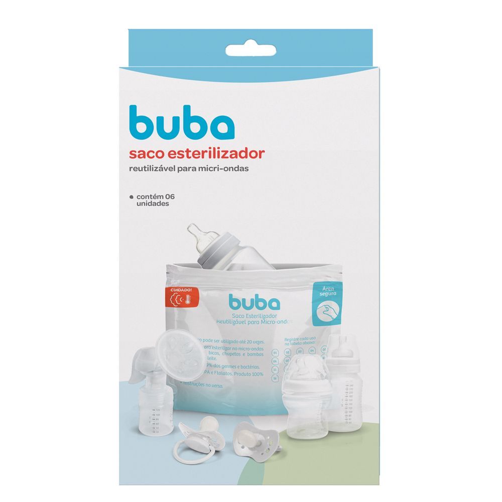 Saco Esterilizador Reutilizável para Micro-Ondas