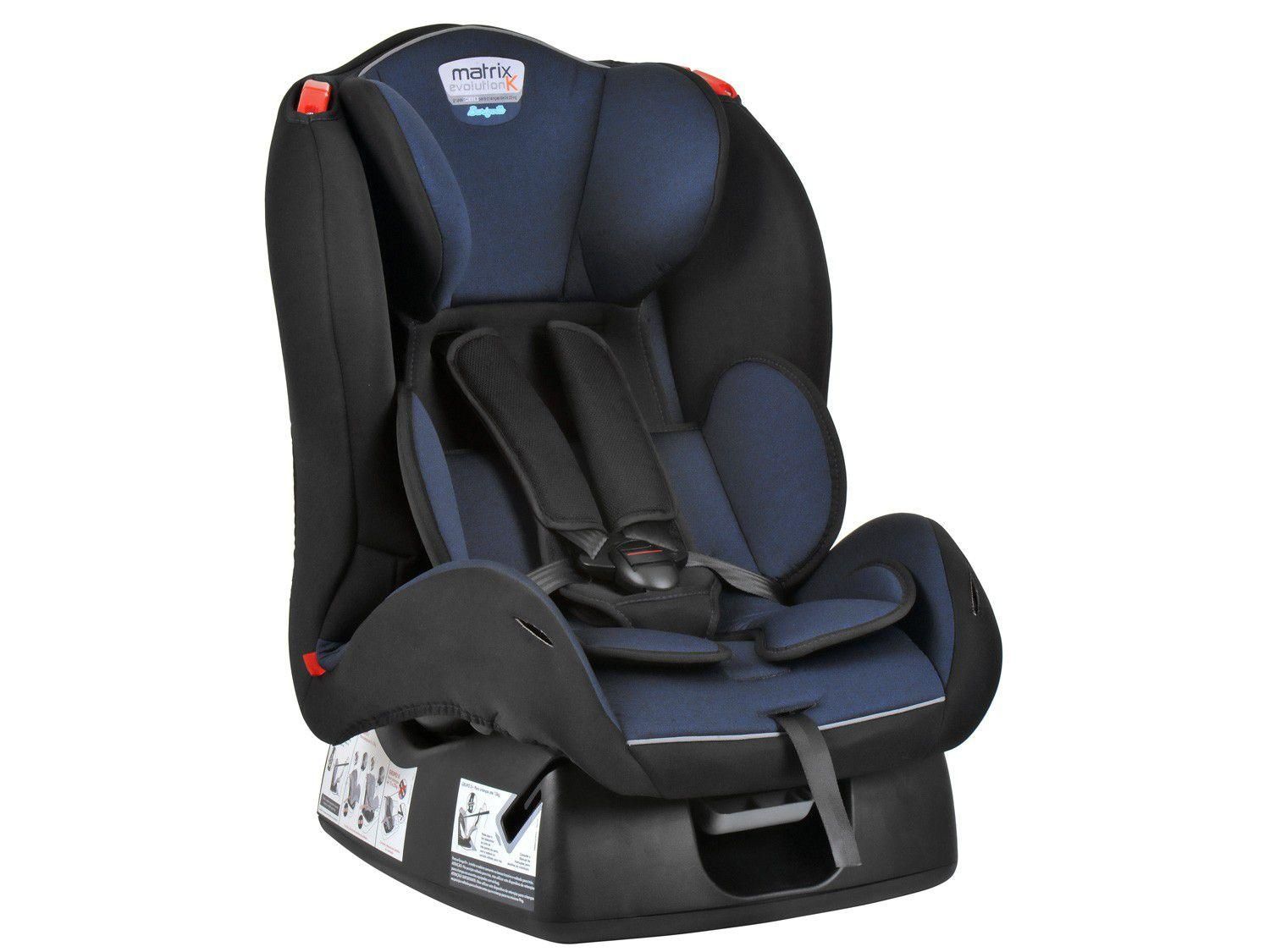 Cadeirinha de Carro Matrix Evolution Mesclado Azul