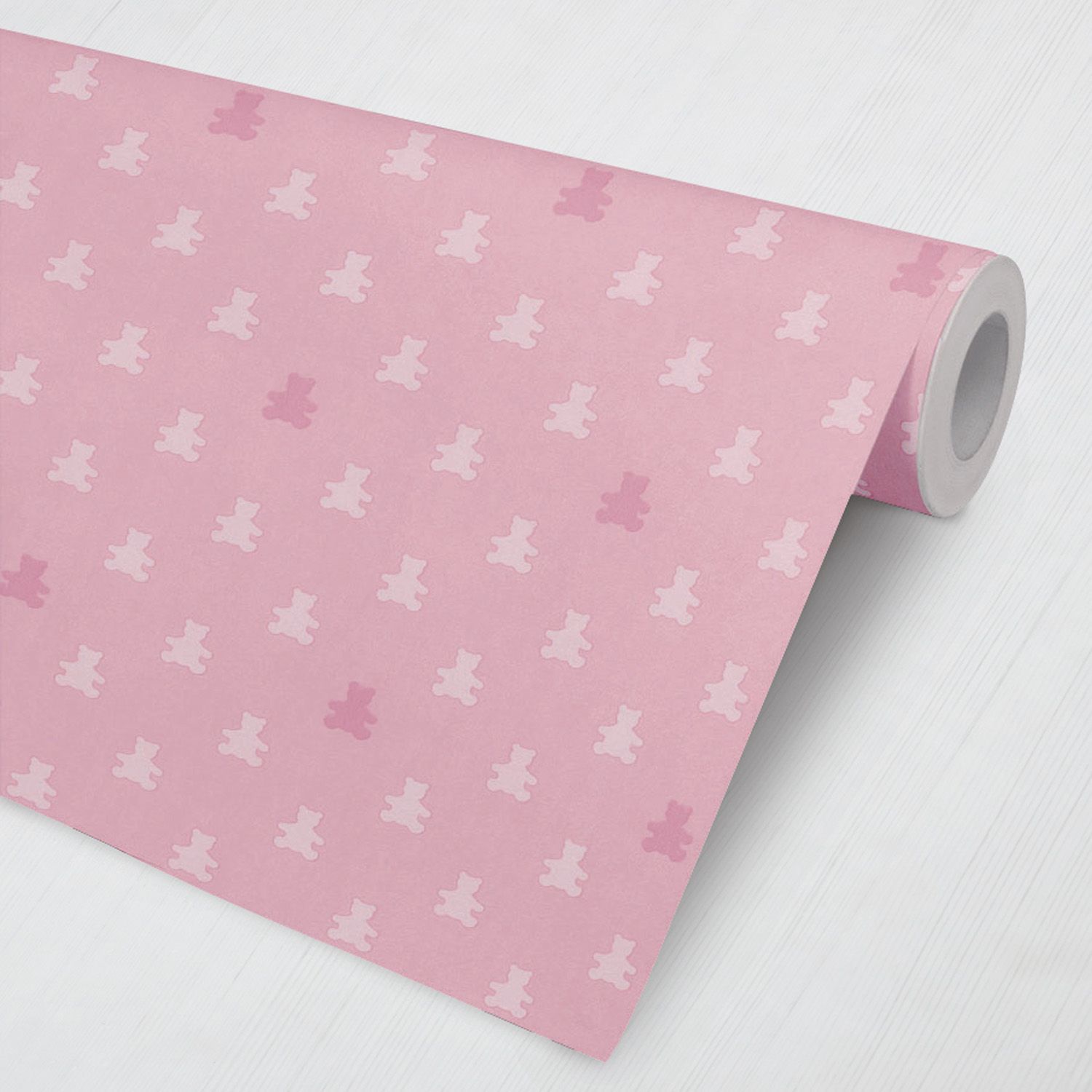 Papel de Parede Ursinha Rosa 3M