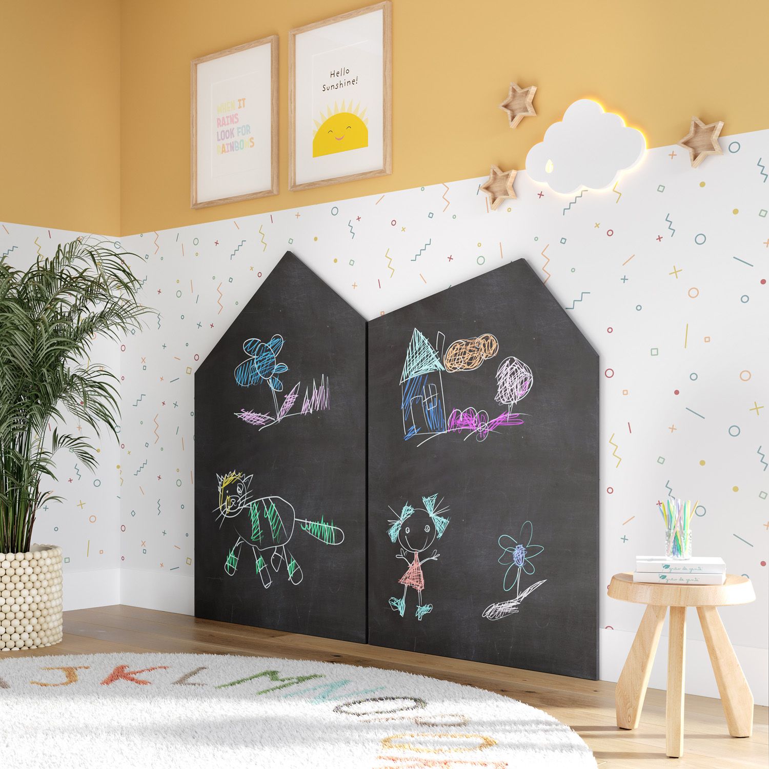 Painel Lousa Grafite Menor Tivoli