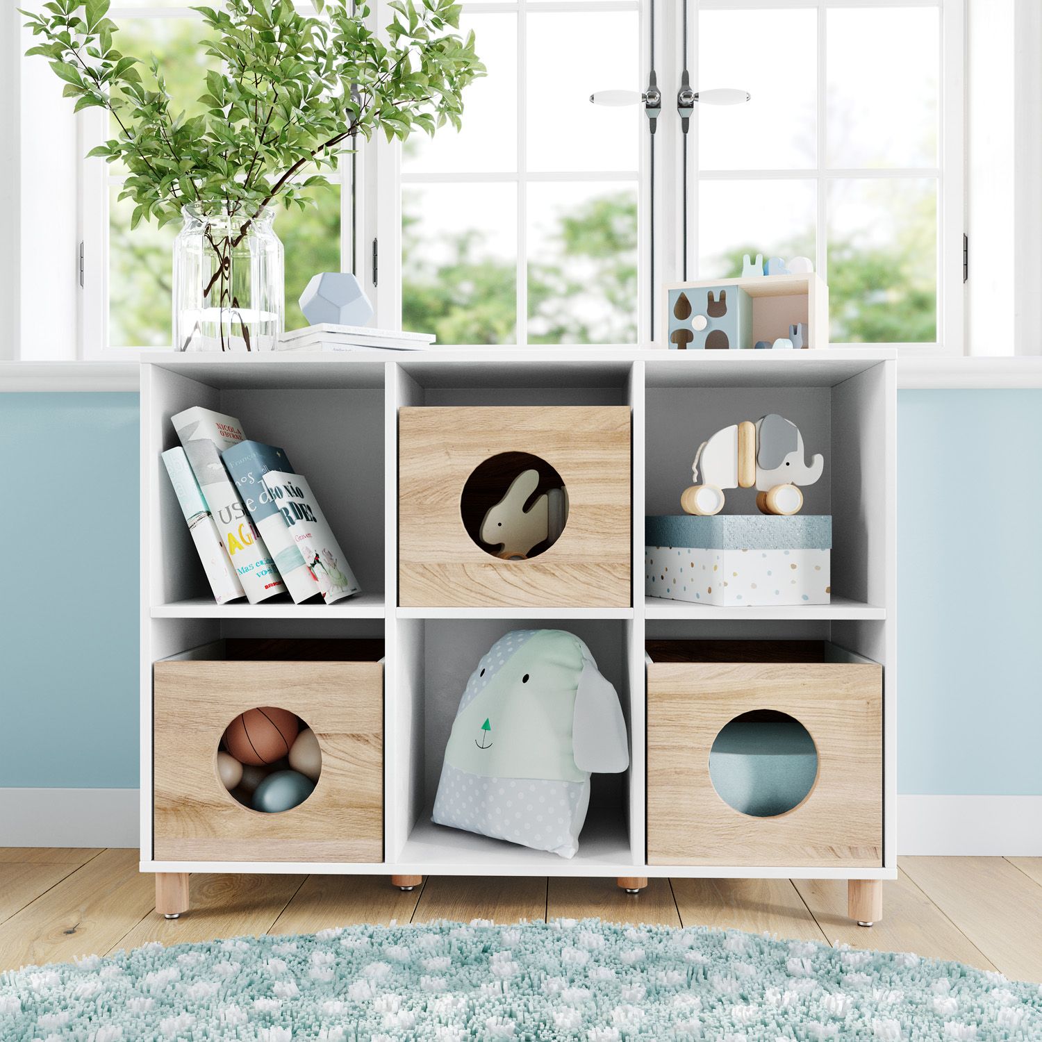 Estante Infantil para Brinquedos Tivoli