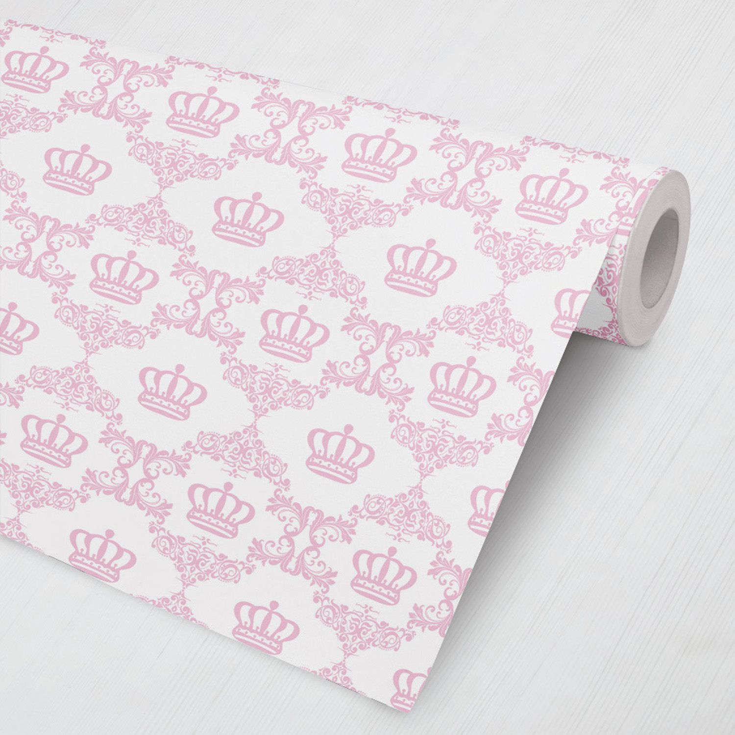 Papel de Parede Arabesco Princesa Rosa 3M