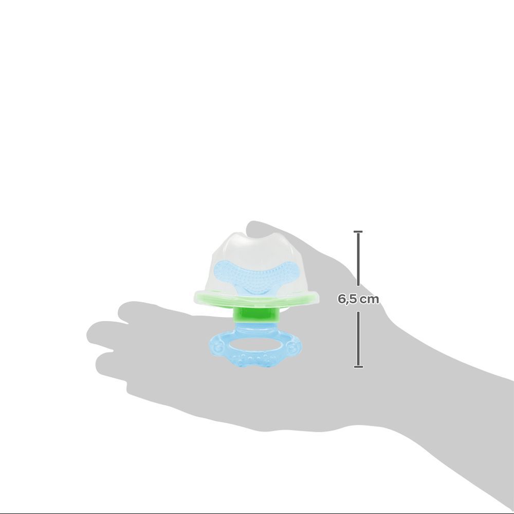 Mordedor com Massageador Azul e Verde