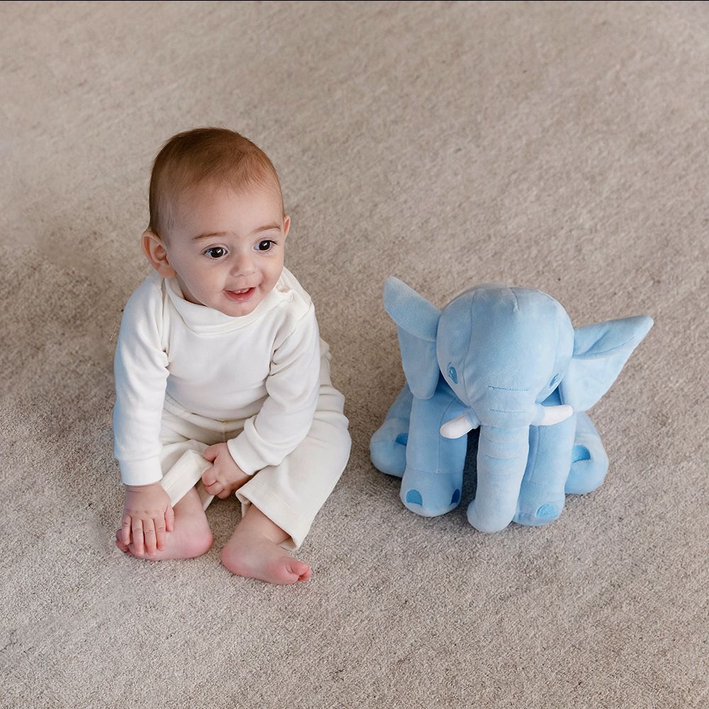 Almofada Travesseiro Elefantinho Cinza