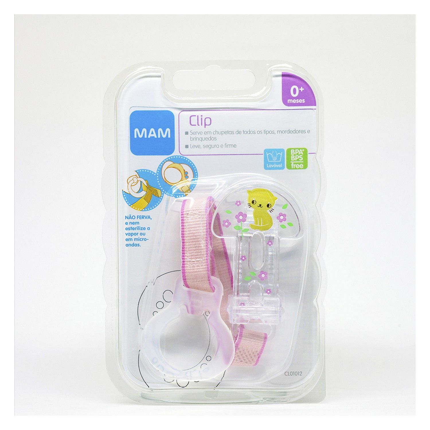 Prendedor de Chupeta Porco Espinho