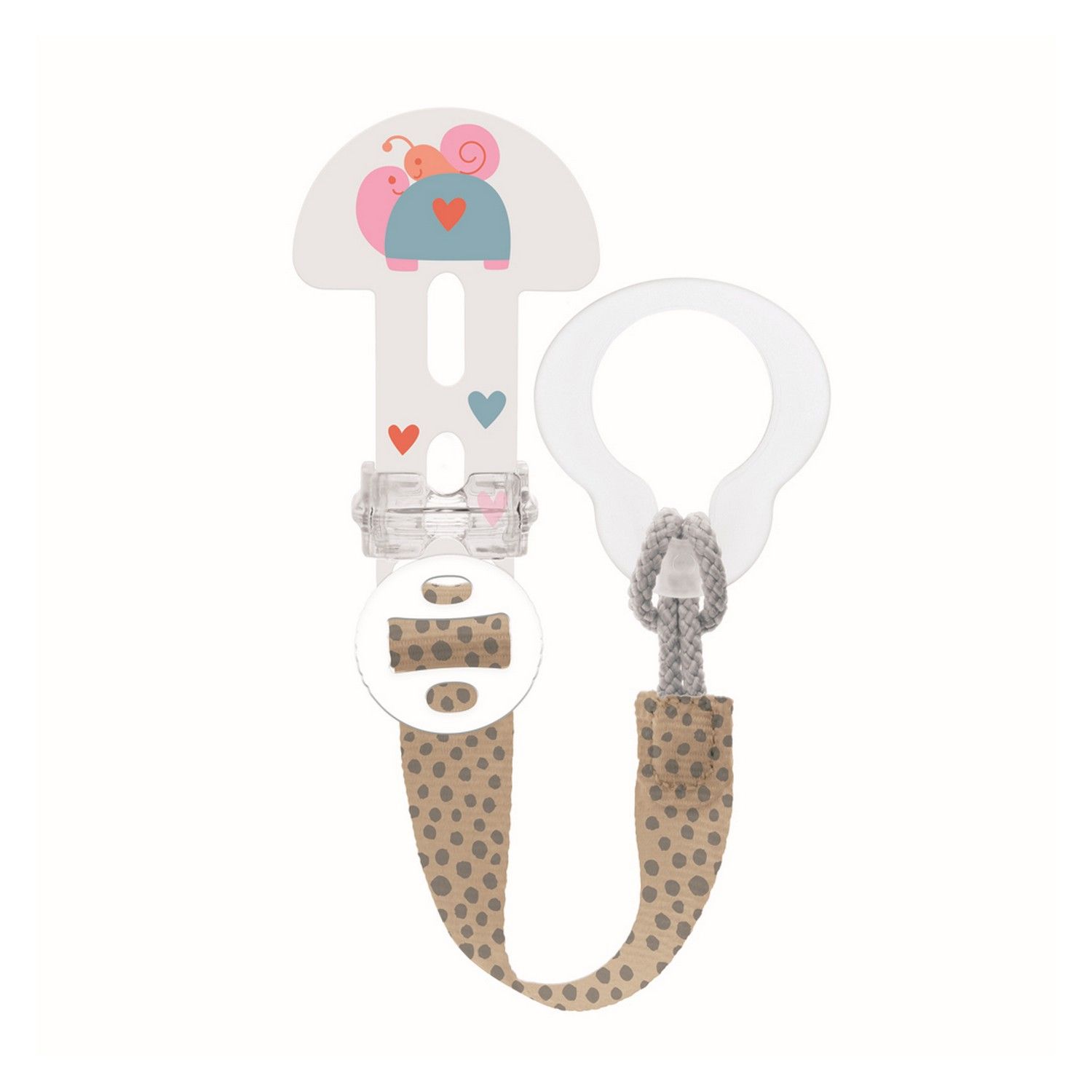 Prendedor de Chupeta Baleia Azul Listrado