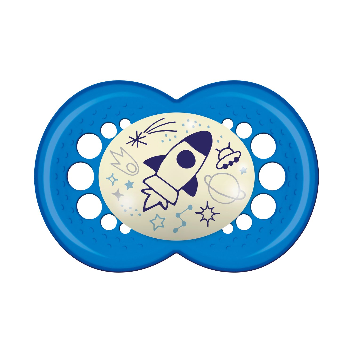 Chupeta Original Night (6M+) Dupla Azul