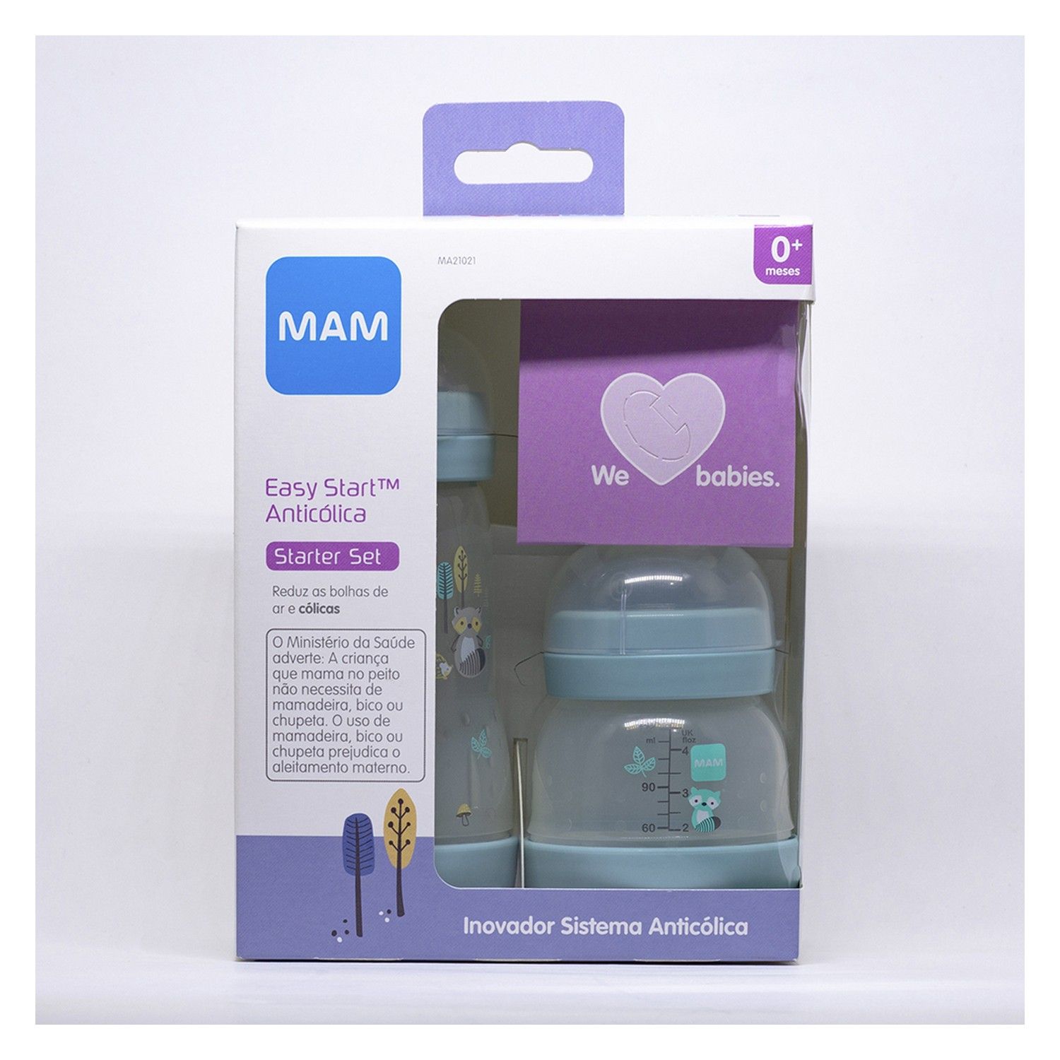 Kit Mamadeira Easy Start Azul