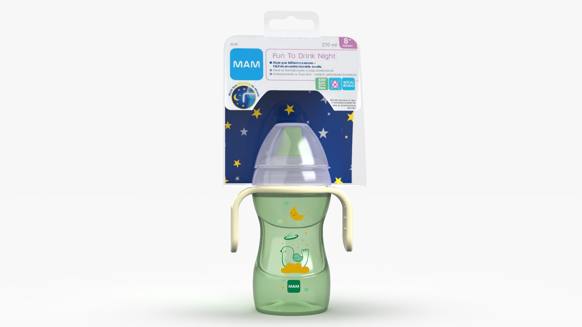 Copo Fun to Drink Night Azul 270ml