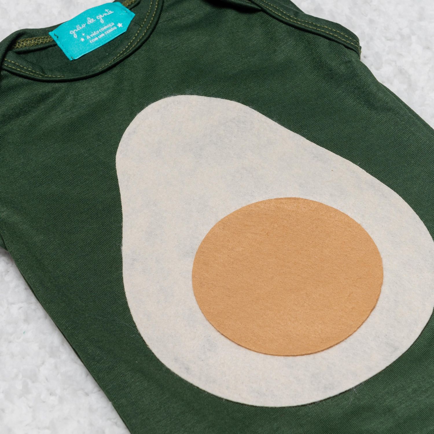 Fantasia Abacate Bebê 2 Peças