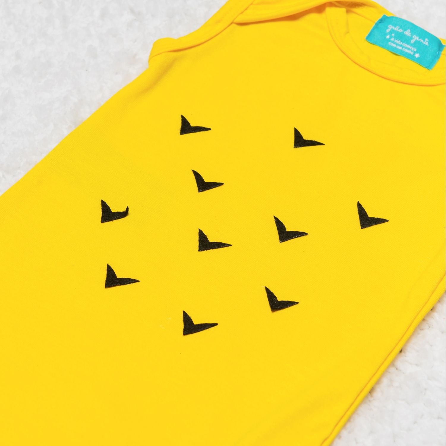 Fantasia Abacaxi Bebê com Saia de Tule 3 Peças