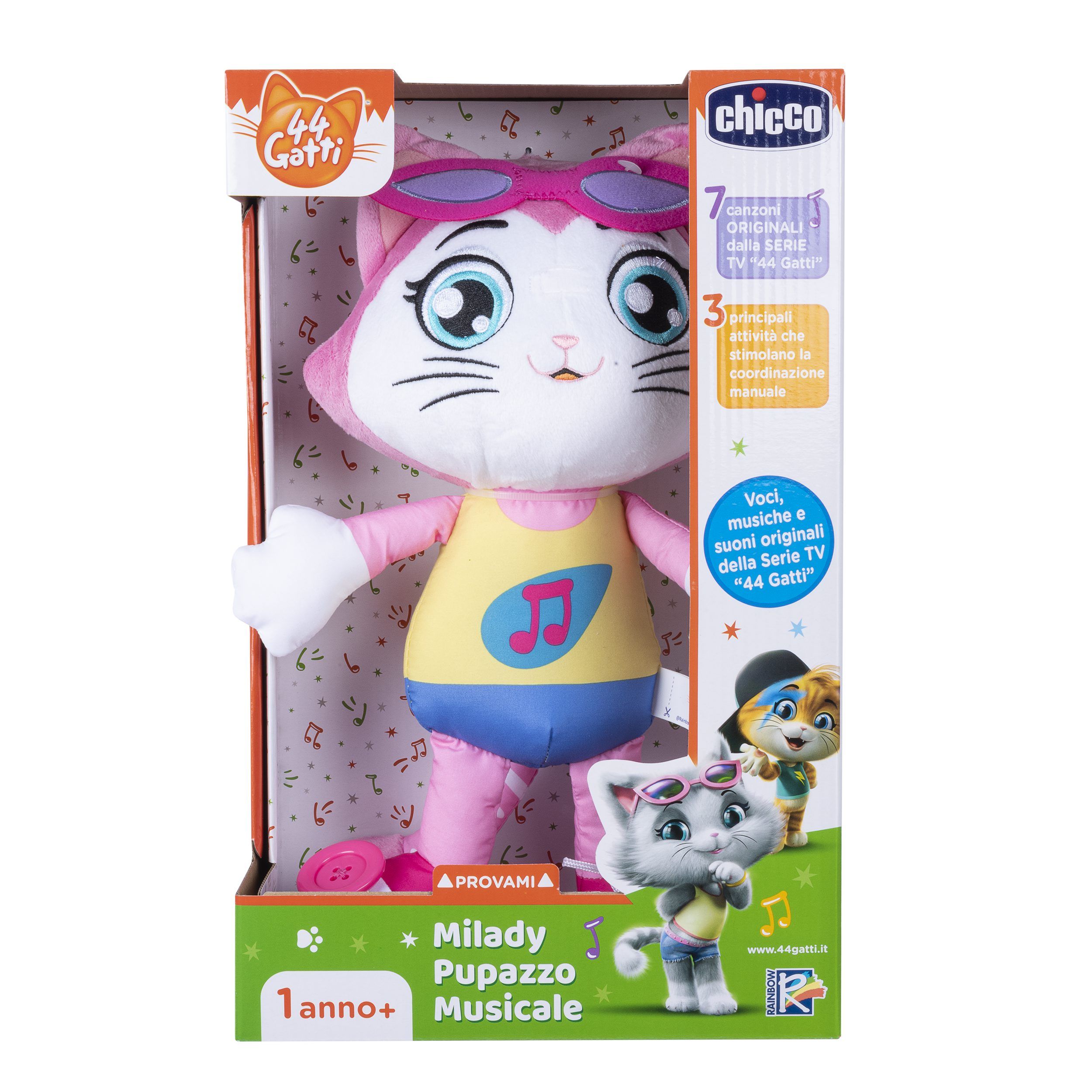 Pelúcia Musical Milady 44 Gatos