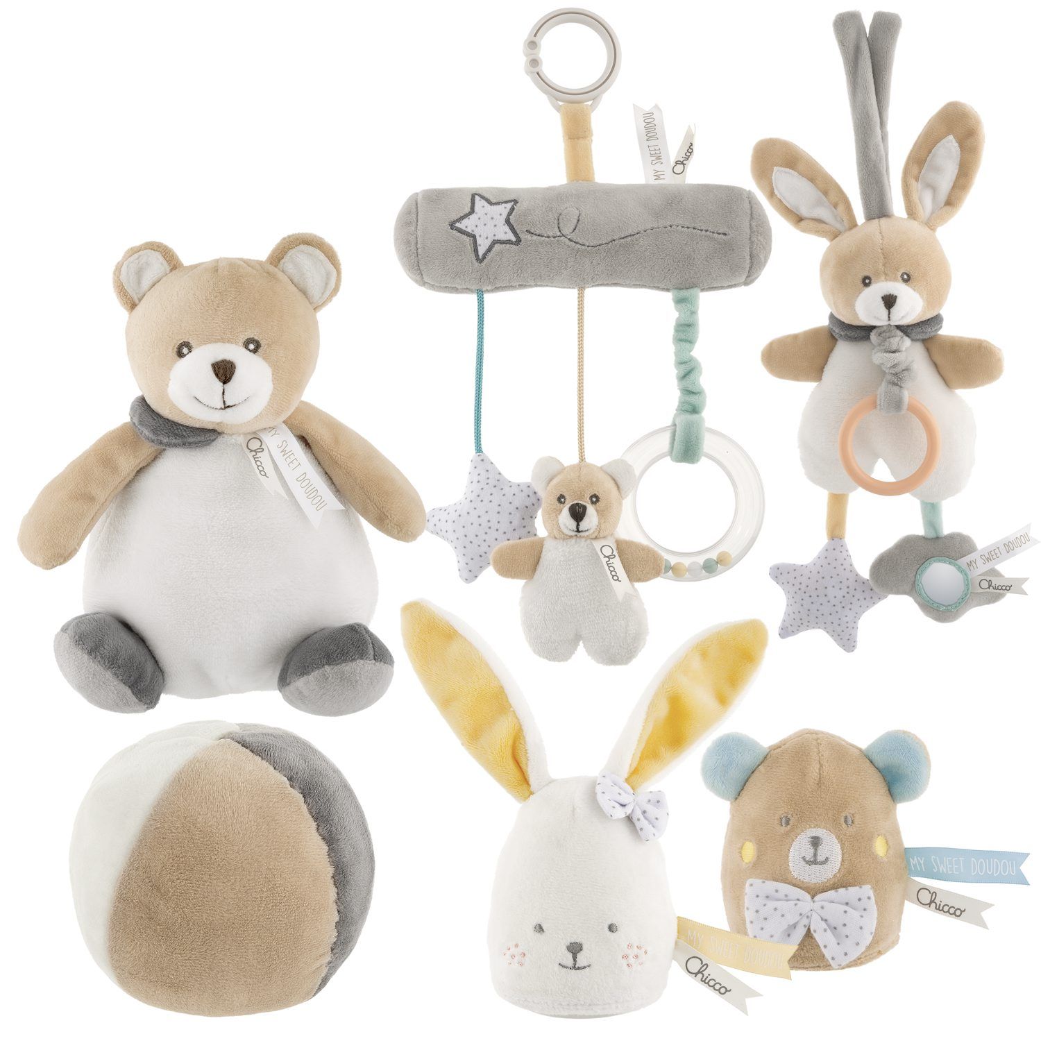 Móbile Ursinho e Coelhinho Dou Dou