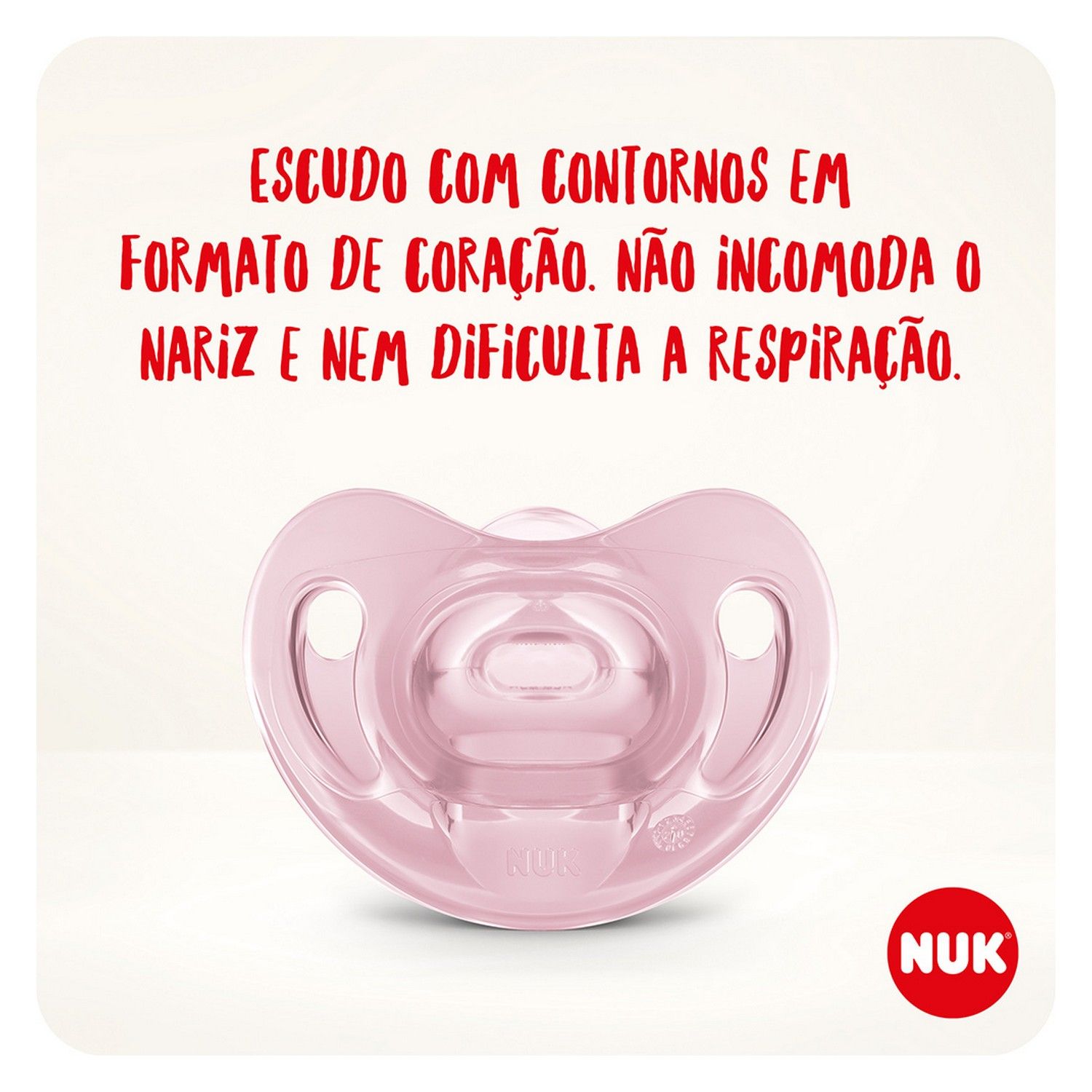 Chupeta Silicone Sensitive 0 a 6 Meses Rosa