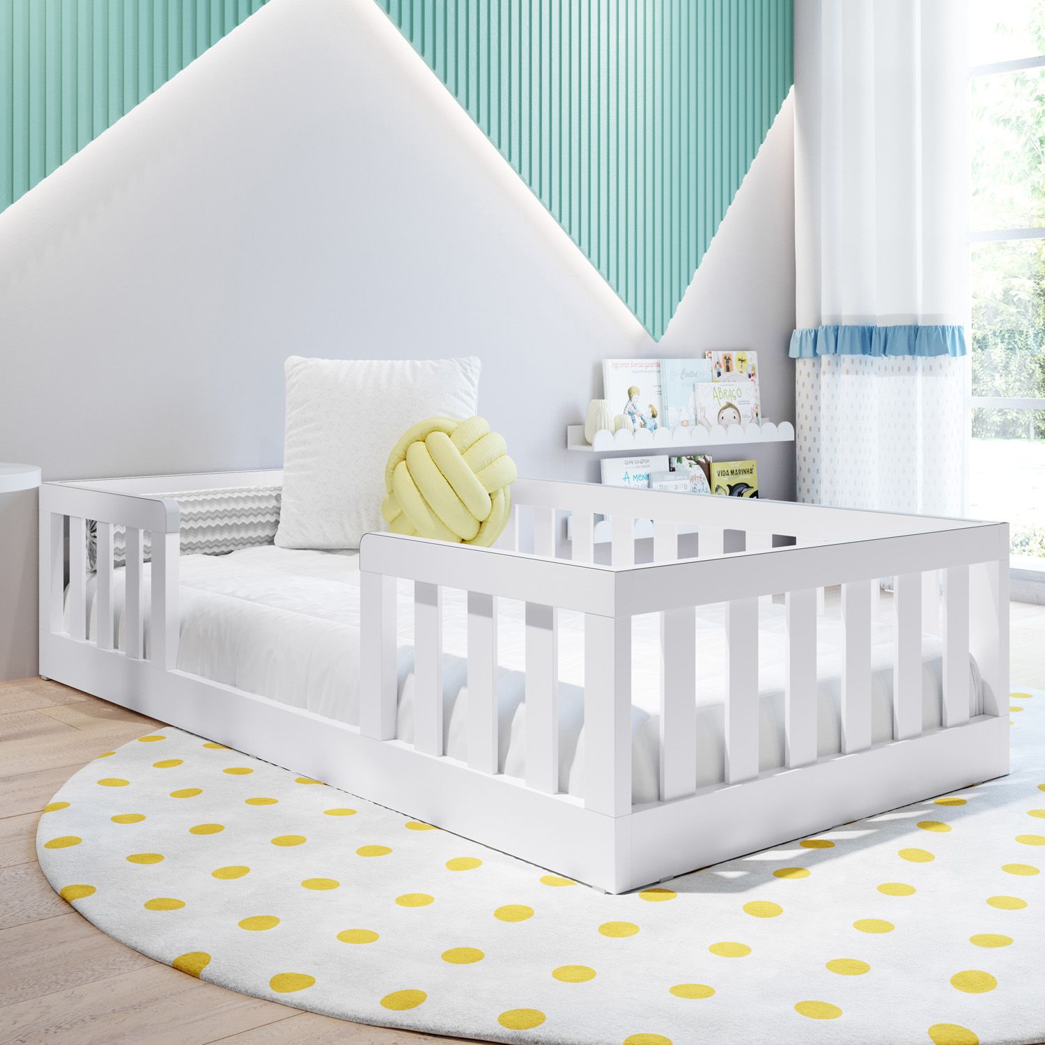 Cama Montessoriana Solteiro Madeira Maria