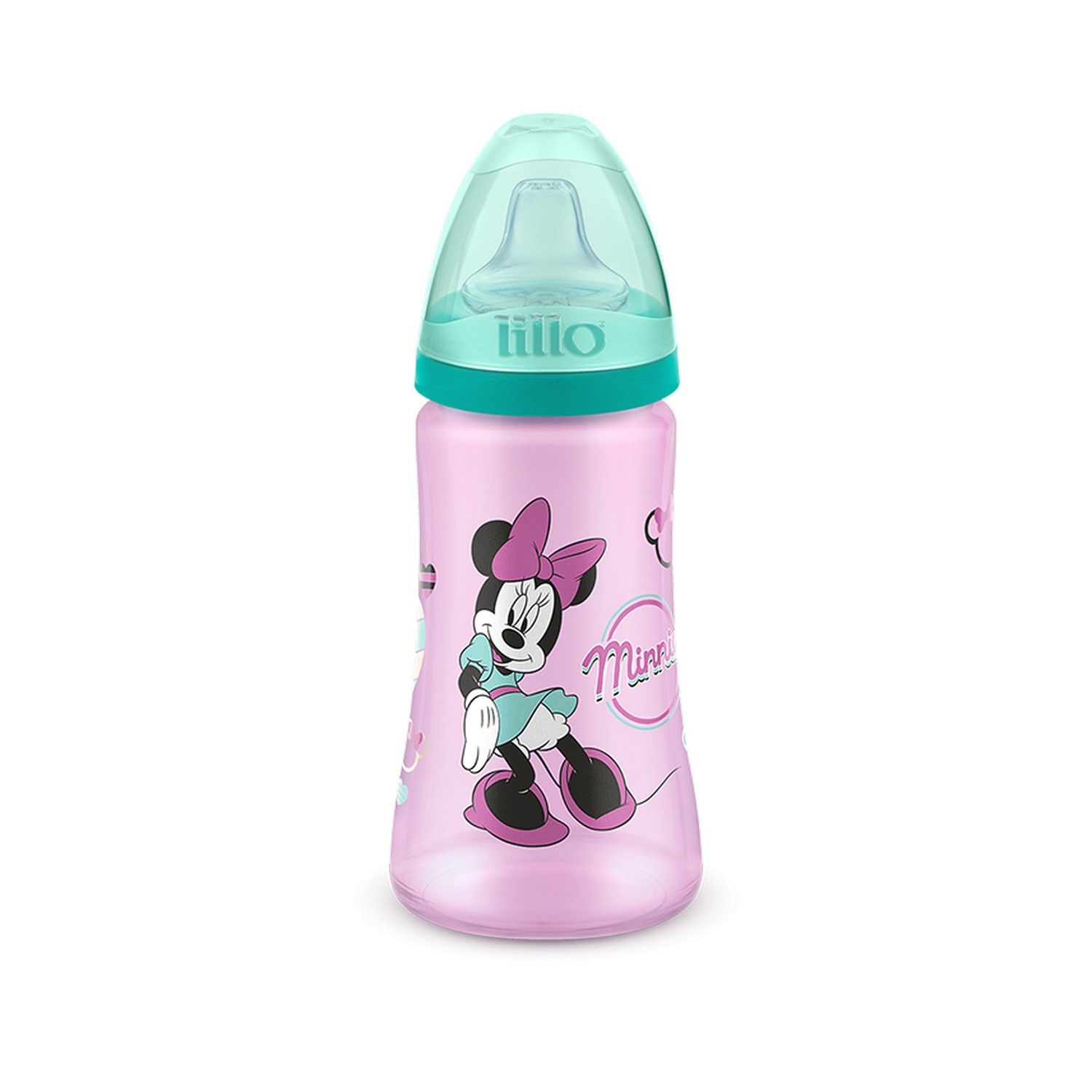 Kit Copos Minnie Mouse Rosa 300ml