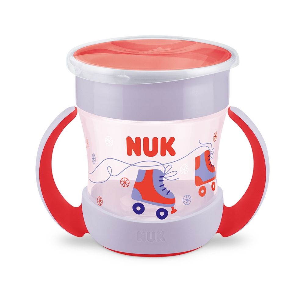 Copo Mini Magic Cup 360º com Alça Evolution Rosa 160ml