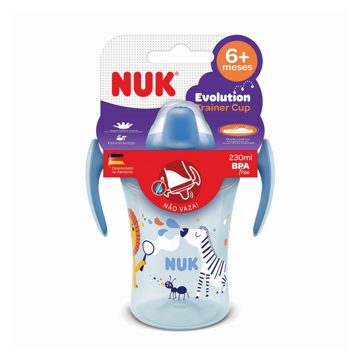 Copo Trainer Evolution Bico 230ml Azul